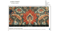 Desktop Screenshot of jamescohencarpets.com